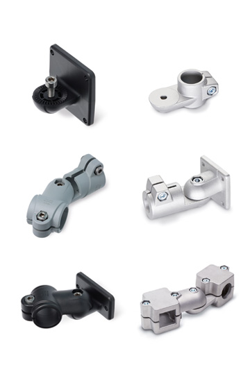 Hinged joints for tubes